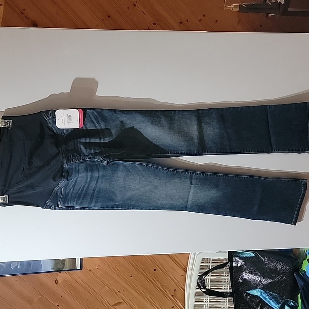 NWT Isabel Maternity jeans with Cross Panel